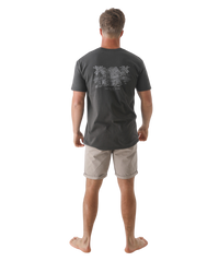 Belted Chino Walkshorts in Stone Cloud