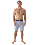 The Salt Water Seeker Mens Cotton Walkshorts in Light Blue