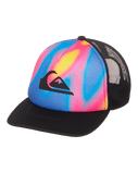 Boys Classic Foam Trucker Cap in Monaco Blue Holmes