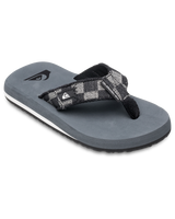 The Quiksilver Boys Boys Monkey Abyss Flip Flops in Grey
