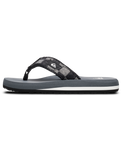The Quiksilver Boys Boys Monkey Abyss Flip Flops in Grey