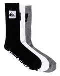 The Quiksilver Mens Crew Socks (5 Pack) in Assorted