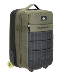 The Quiksilver Horizon Wheelie Luggage Bag in Black Omniphase