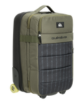 The Quiksilver Horizon Wheelie Luggage Bag in Black Omniphase