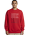 The Quiksilver Mens Griffin Crew Sweatshirt in Salsa