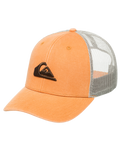 The Quiksilver Mens Grounder Trucker Cap in Bran