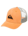 The Quiksilver Mens Grounder Trucker Cap in Bran