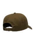 The Quiksilver Mens Decades Cotton Cap in Dark Olive