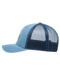 The Quiksilver Mens Down The Hatch Cap in Coronet Blue
