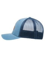 The Quiksilver Mens Down The Hatch Cap in Coronet Blue
