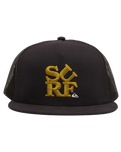 The Quiksilver Mens Oasis Trucker Cap in Black