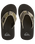 Monkey Abyss Flip Flops in Green, Brown & Black