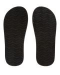 Monkey Abyss Flip Flops in Green, Brown & Black