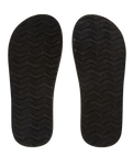 Monkey Abyss Flip Flops in Green, Brown & Black