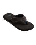 Monkey Abyss Flip Flops in Black & Brown