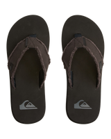 Monkey Abyss Flip Flops in Black & Brown