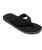 The Quiksilver Mens Molokai Layback Textured Flip Flops in Black, White & Black