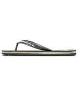 The Quiksilver Mens Molokai Core Flip Flops in Khaki