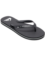 The Quiksilver Mens Molokai Core Flip Flops in Black