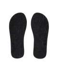 The Quiksilver Mens Molokai Core Flip Flops in Black