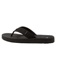 The Quiksilver Mens Rivi III Flip Flops in Black