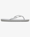 The Roxy Womens Viva IV Flip Flops in Metallic Silver