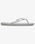 The Roxy Womens Viva IV Flip Flops in Metallic Silver
