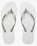 The Roxy Womens Viva IV Flip Flops in Metallic Silver