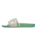The Roxy Womens Slippy IV Sliders in Sage