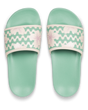 The Roxy Womens Slippy IV Sliders in Sage