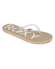 The Roxy Womens Viva Jelly Flip Flops in Champagne