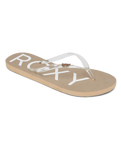 The Roxy Womens Viva Jelly Flip Flops in Champagne