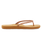 The Roxy Womens Costas II Flip Flops in Rose Gold