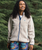 The Passenger Womens Fairbanks 2.0 Full Zip Fleece Jacket in Oatmeal