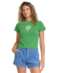 The RVCA Womens Daylight Walkshorts in Coronet Blue