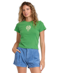The RVCA Womens Daylight Walkshorts in Coronet Blue