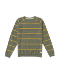 The RVCA Mens Vacancy Crew Sweatshirt in Sage Leaf