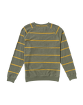 The RVCA Mens Vacancy Crew Sweatshirt in Sage Leaf