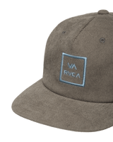 The RVCA Mens Freeman Snapback Cap in Balsam Green