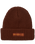 The RVCA Mens Stacked Beanie in Red Earth