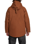 The RVCA Mens Chainmail Commuter Jacket in Rawhide