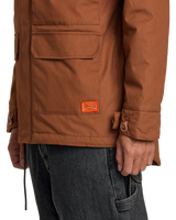 The RVCA Mens Chainmail Commuter Jacket in Rawhide