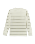 The RVCA Mens Dayshift Thermal Stripe Long Sleeve T-Shirt in Ceramic