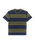 The RVCA Mens Dayshift Stripe T-Shirt in Moody Blue