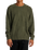 The RVCA Mens Hi Grade Boro Jumper in Olive Heather