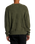 The RVCA Mens Hi Grade Boro Jumper in Olive Heather