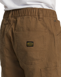 The RVCA Mens Americana Carpenter Walkshorts in Wood