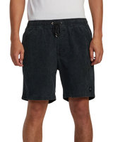 Escape Elastic Cord Walkshorts II in Black