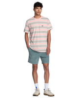 The RVCA Escape Elastic Cord II Walkshorts in Lead | Available at Anns Cottage