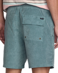 The RVCA Escape Elastic Cord II Walkshorts in Lead | Available at Anns Cottage